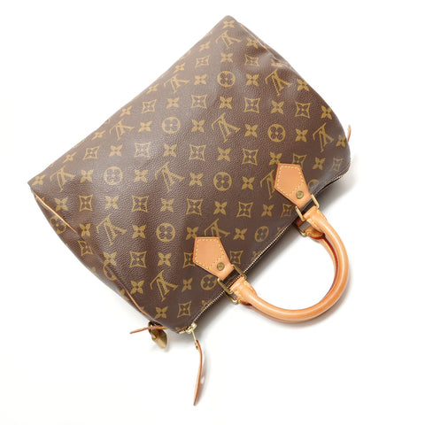 LOUIS VUITTON 1998 Monogram Speedy 30 Handbag Brown WS27590
