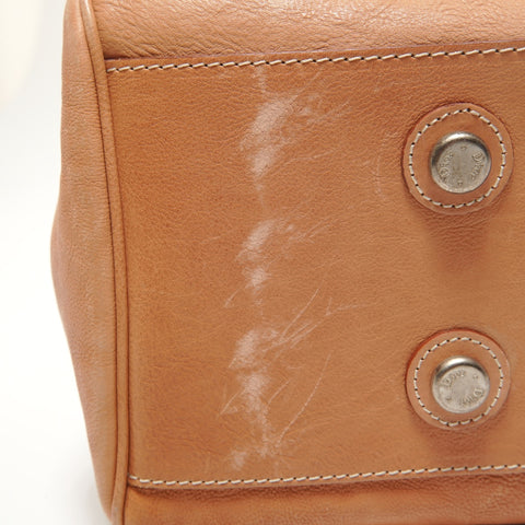 Christian Dior leather Shoulder Bag Brown WS27592
