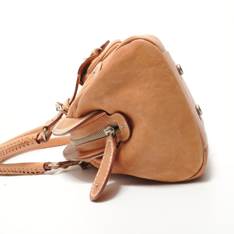 Christian Dior leather Shoulder Bag Brown WS27592