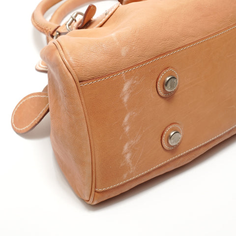 Christian Dior leather Shoulder Bag Brown WS27592