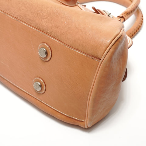 Christian Dior leather Shoulder Bag Brown WS27592