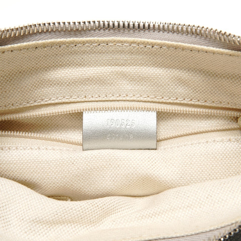 GUCCI GG Shima Abby Hobo Shoulder Bag Silver WS27594