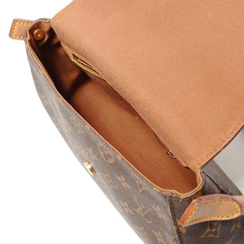 LOUIS VUITTON Monogram Mini Looping (2003 model) Shoulder Bag Brown WS27596