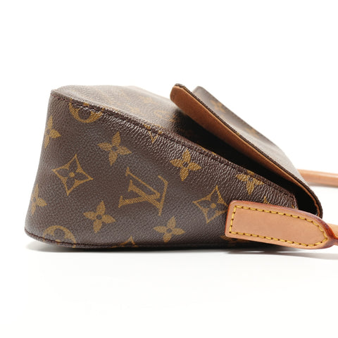 LOUIS VUITTON Monogram Mini Looping (2003 model) Shoulder Bag Brown WS27596