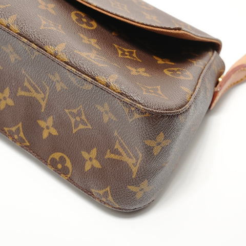 LOUIS VUITTON Monogram Mini Looping (2003 model) Shoulder Bag Brown WS27596