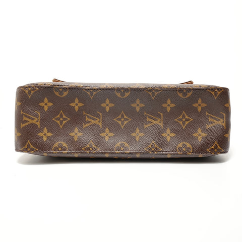 LOUIS VUITTON Monogram Mini Looping (2003 model) Shoulder Bag Brown WS27596