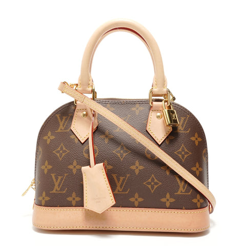 LOUIS VUITTON アルマBB Monogram Handbag Brown WS27597