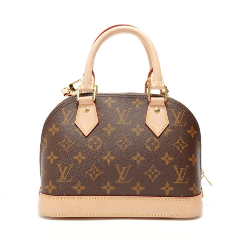 LOUIS VUITTON アルマBB Monogram Handbag Brown WS27597