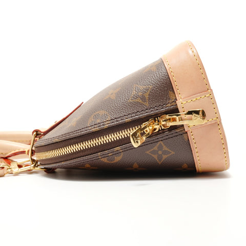LOUIS VUITTON アルマBB Monogram Handbag Brown WS27597