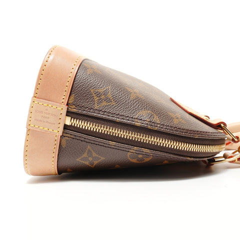 LOUIS VUITTON アルマBB Monogram Handbag Brown WS27597