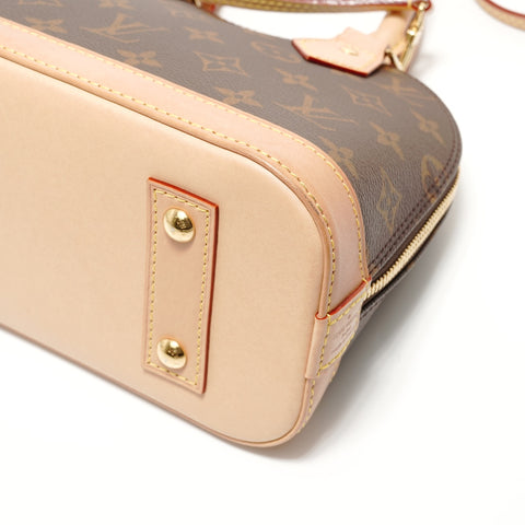 LOUIS VUITTON アルマBB Monogram Handbag Brown WS27597