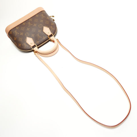 LOUIS VUITTON アルマBB Monogram Handbag Brown WS27597