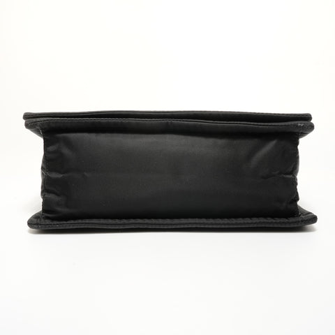 PRADA Nylon Chain Shoulder Bag black WS27602