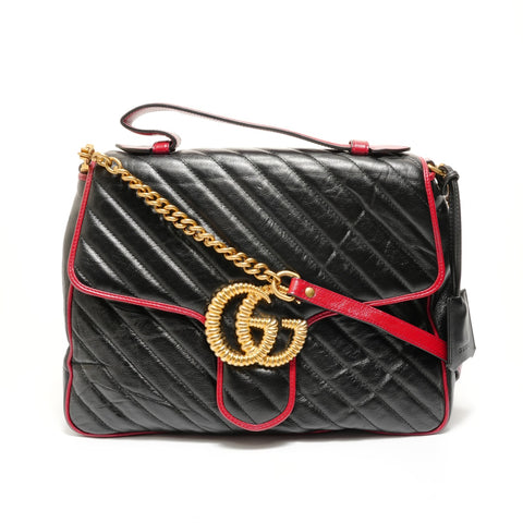 GUCCI GG Marmont Handbag black WS27603
