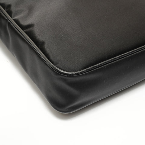 PRADA Nylon logo Shoulder Bag black WS27605