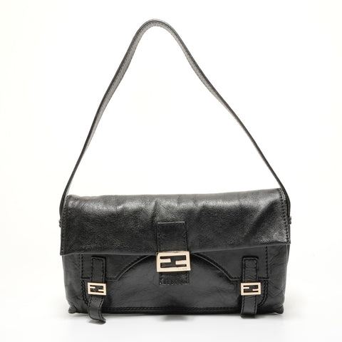 FENDI Sweetie Baguette Shoulder Bag black WS27609