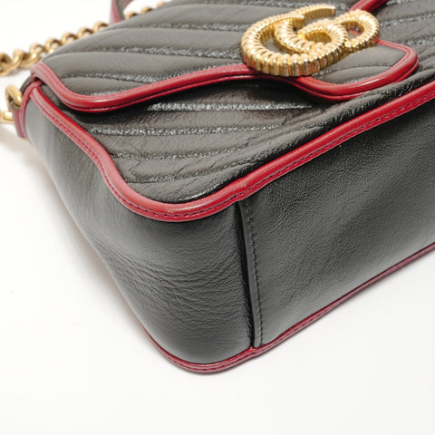 GUCCI GG Marmont 2-way Handbag black WS27610