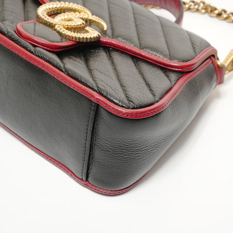 GUCCI GG Marmont 2-way Handbag black WS27610