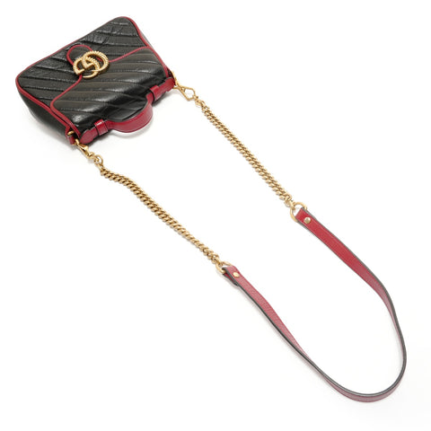 GUCCI GG Marmont 2-way Handbag black WS27610
