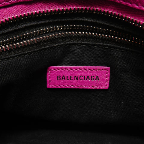 BALENCIAGA Classic Mini City 2-way Handbag pink WS27611