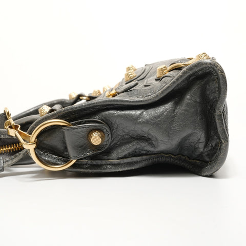 BALENCIAGA Giant Mini City 2way Handbag gray WS27612