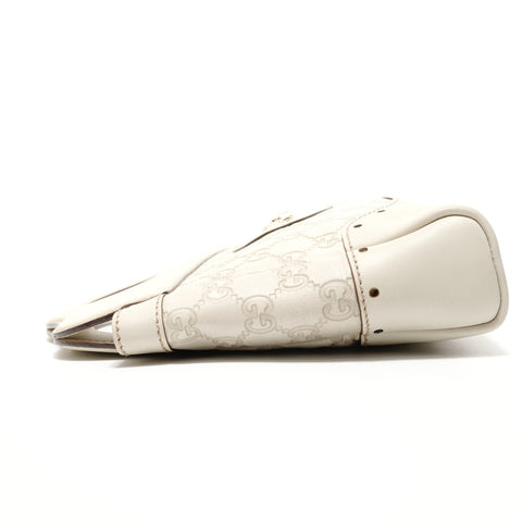 GUCCI GG Shima Horsebit Handbag beige WS27613