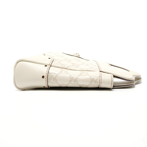 GUCCI GG Shima Horsebit Handbag beige WS27613