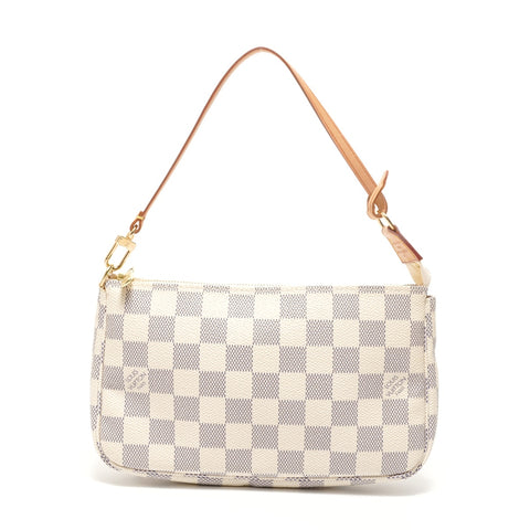 LOUIS VUITTON Damier Azur pochette (2006 model) - Accessories Shoulder Bag white WS27614