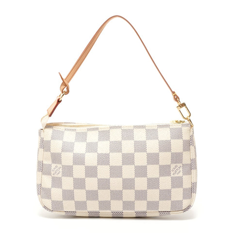 LOUIS VUITTON Damier Azur pochette (2006 model) - Accessories Shoulder Bag white WS27614
