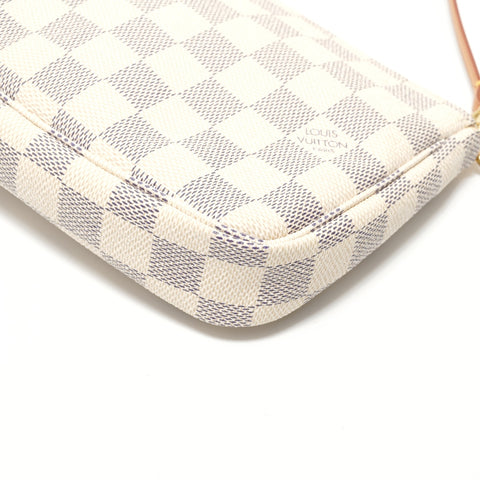 LOUIS VUITTON Damier Azur pochette (2006 model) - Accessories Shoulder Bag white WS27614