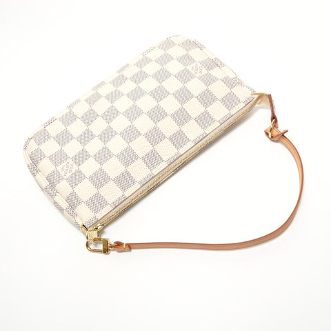LOUIS VUITTON Damier Azur pochette (2006 model) - Accessories Shoulder Bag white WS27614