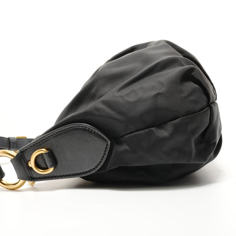 PRADA Nylon Shoulder Bag black WS27615