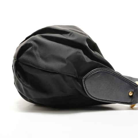 PRADA Nylon Shoulder Bag black WS27615