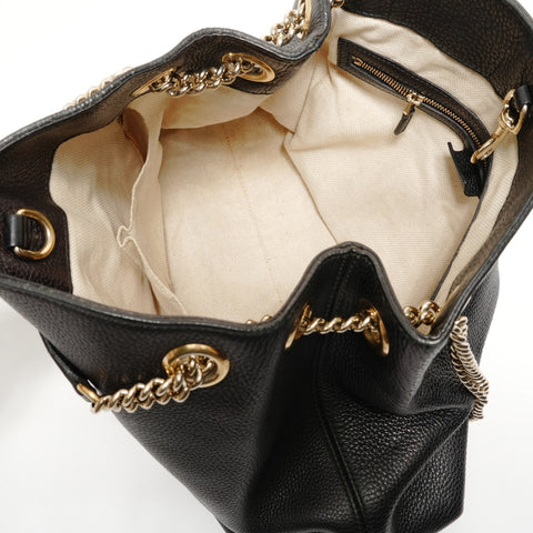 GUCCI Soho Chain Shoulder Bag black WS27616