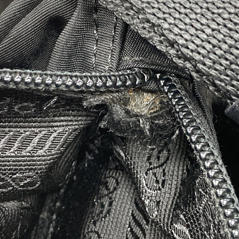 PRADA Nylon Shoulder Bag black WS27618
