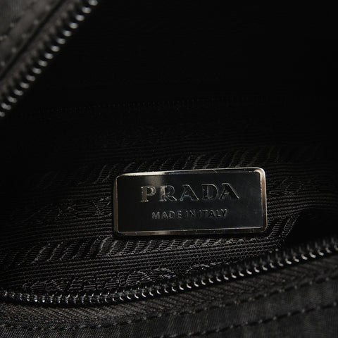 PRADA Nylon Shoulder Bag black WS27618