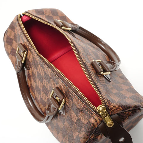 LOUIS VUITTON 2015 Damier Speedy 25 Handbag Brown WS27620