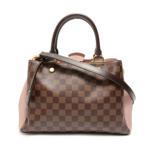 LOUIS VUITTON Damier Brittany, made in 2018. Handbag Brown WS27621