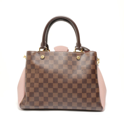 LOUIS VUITTON Damier Brittany, made in 2018. Handbag Brown WS27621