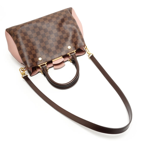LOUIS VUITTON Damier Brittany, made in 2018. Handbag Brown WS27621