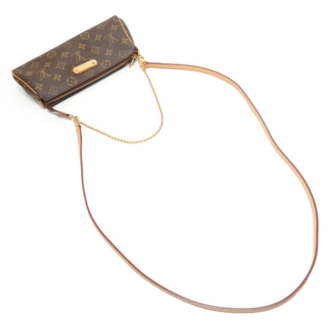LOUIS VUITTON Monogram Eva, made in 2012 Shoulder Bag Brown WS27623