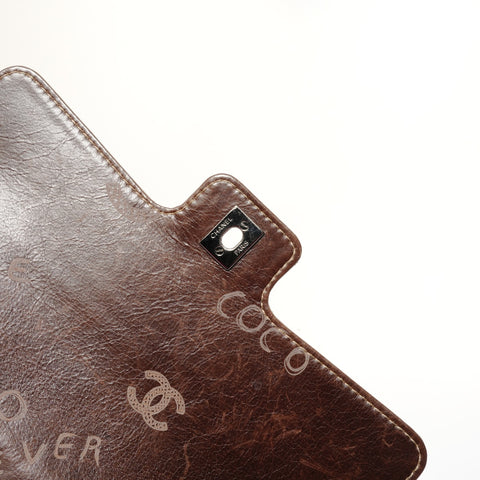 CHANEL Room 8 Cruise Line Leather Shoulder Bag Brown WS27625