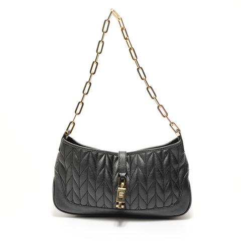 GUCCI Jackie Chain Shoulder Bag black WS27628