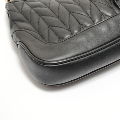 GUCCI Jackie Chain Shoulder Bag black WS27628
