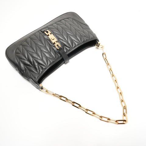 GUCCI Jackie Chain Shoulder Bag black WS27628