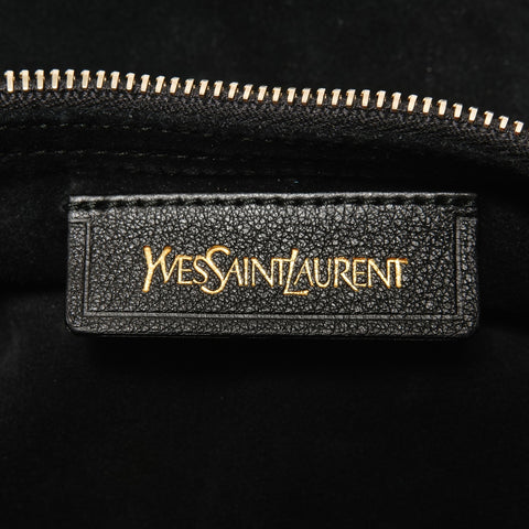 YVES SAINT LAURENT YSL Muse Two Calfskin Leather Handbag black WS27631