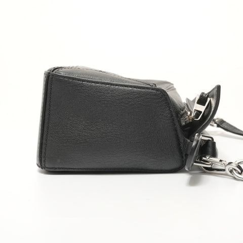 CELINE Puzzle 2-way Leather Shoulder Bag black WS27632