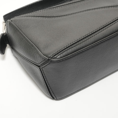 CELINE Puzzle 2-way Leather Shoulder Bag black WS27632