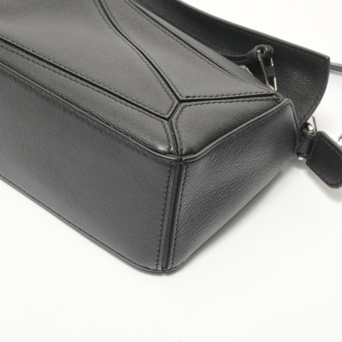 CELINE Puzzle 2-way Leather Shoulder Bag black WS27632