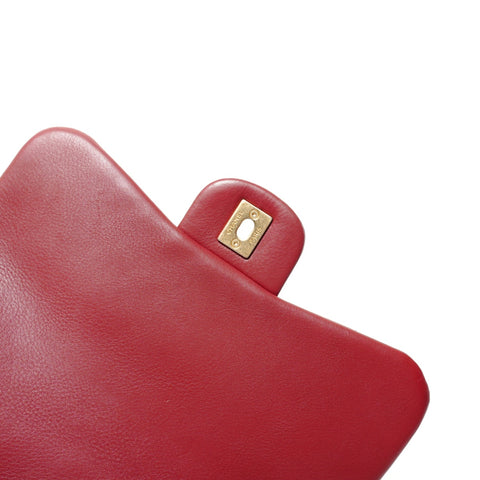 CHANEL 26 series V-stitch chevron Shoulder Bag Red WS27633